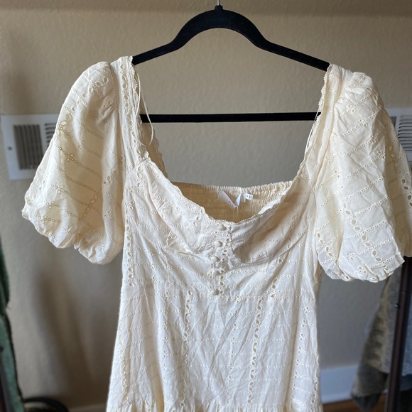 NWT | ASTR | Ivory Eyelet Maxi Dress - Picture 7 of 13